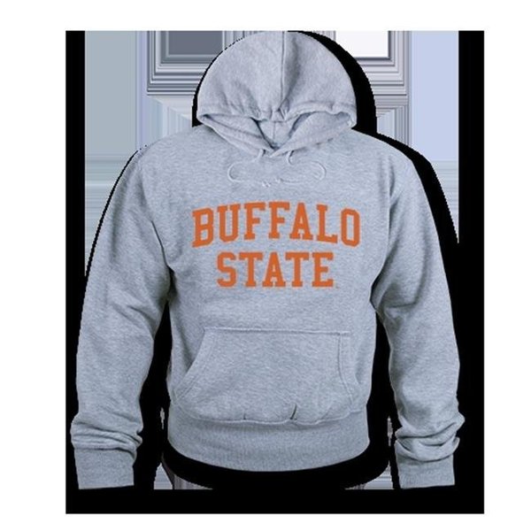 W Republic W Republic Game Day Hoodie Buffalo State College; Heather Grey - Large 503-107-HGY-03